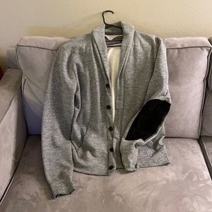 fleece shawl cardigan
